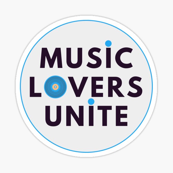 Music Lowers Unite Sticker