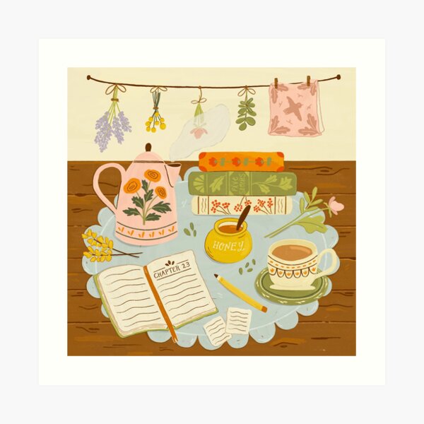 Reading Break Art Print