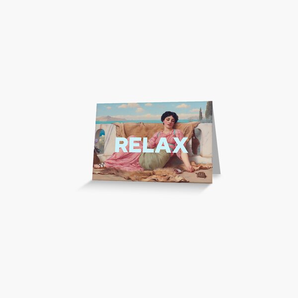 Item preview, Relax - John William Godward designed and sold by OhFineArt.
