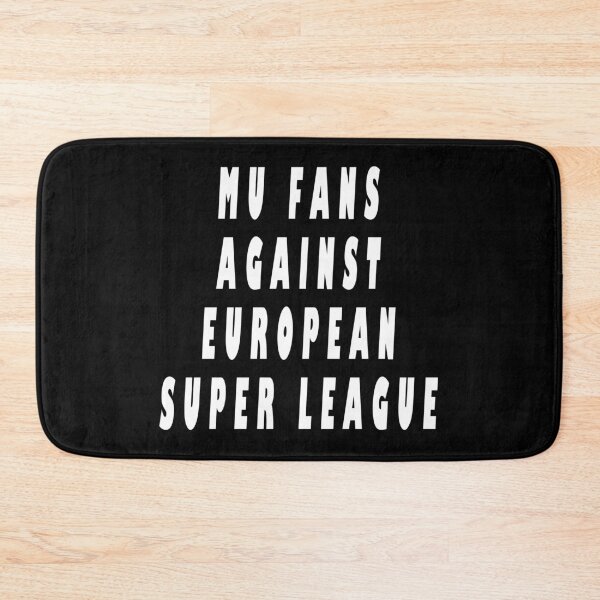 Item preview, MU FANS AGAINST EUROPEAN SUPER LEAGUE  designed and sold by Kabella-.
