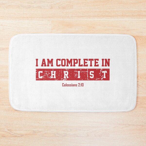 Item preview, I Am Complete In Christ- Godly Love Quotes designed and sold by DigitalNobleman.