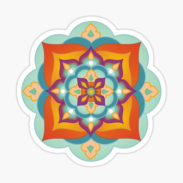 Mandala four elements Sticker