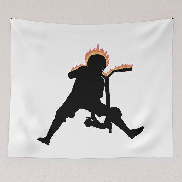 Item preview, Stunt scooter Fingerwhip head on fire designed and sold by xtrancer.