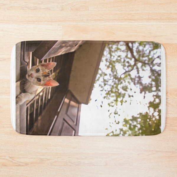 Item preview, A kitten looking out of the window of a home strait toward the camera designed and sold by FCEalin.