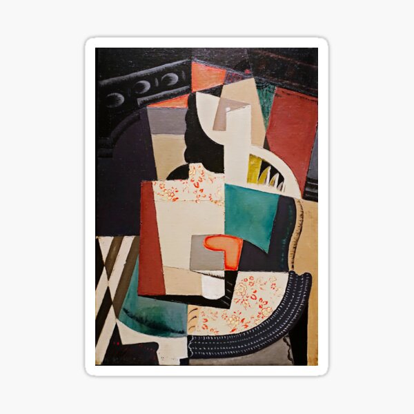 Seated Woman - Maria Blanchard Sticker