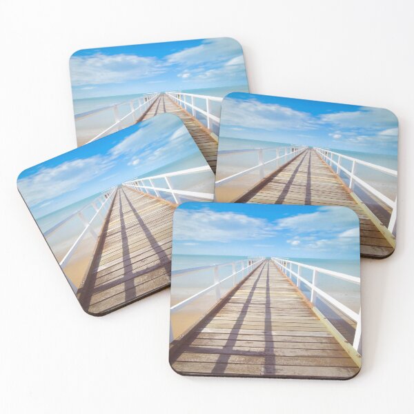 Item preview, Boardwalk Ocean Blue Waves Summer Landscape Stormy Beach designed and sold by Wizardofpizza.