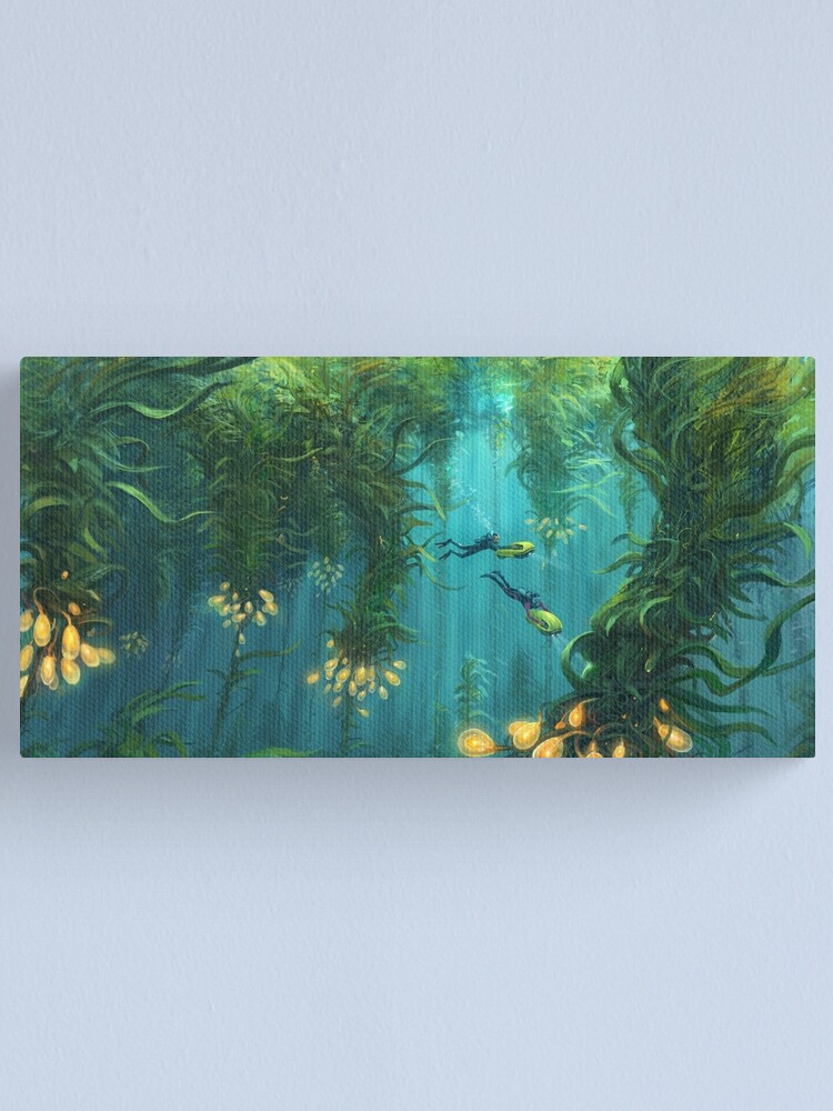 Alternate view of Exploring the Kelp Forest Canvas Print
