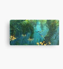 Exploring the Kelp Forest Metal Print