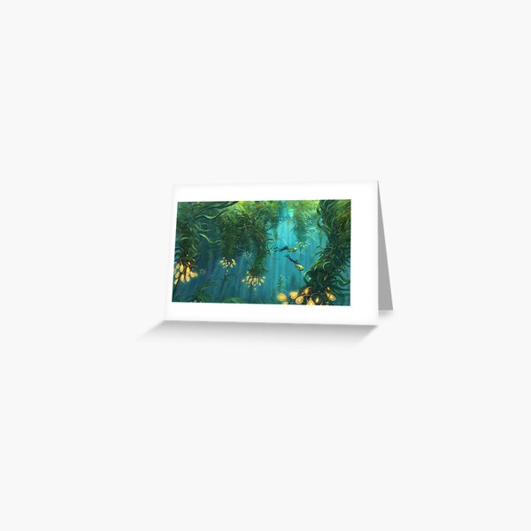 Exploring the Kelp Forest Greeting Card
