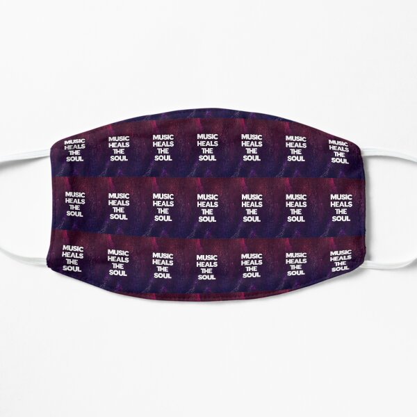 Music Heals The Soul Flat Mask