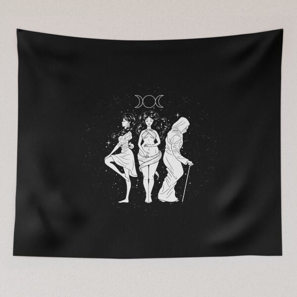 Item preview, Hecate Triple Moon Goddess of the Moon and Magic Pagan Wicca designed and sold by enjoytheshirt.