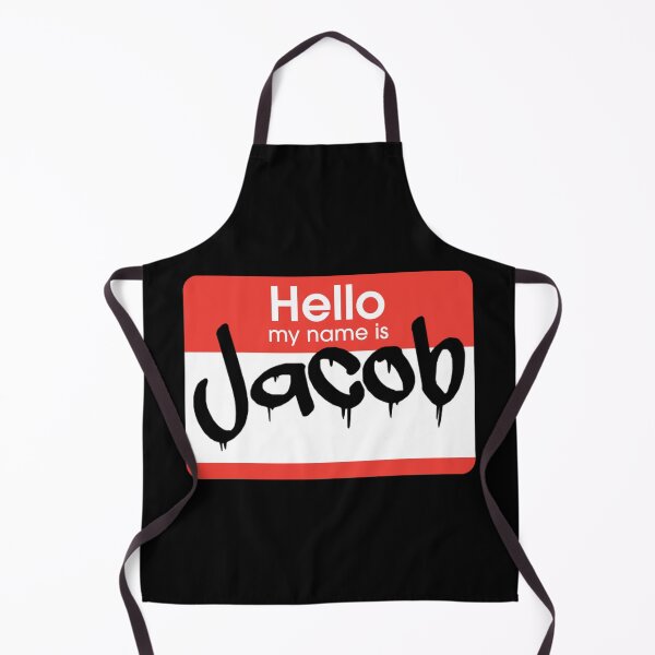 Item preview, Hello My Name is Jacob Jacob Tag designed and sold by Mooostickers.