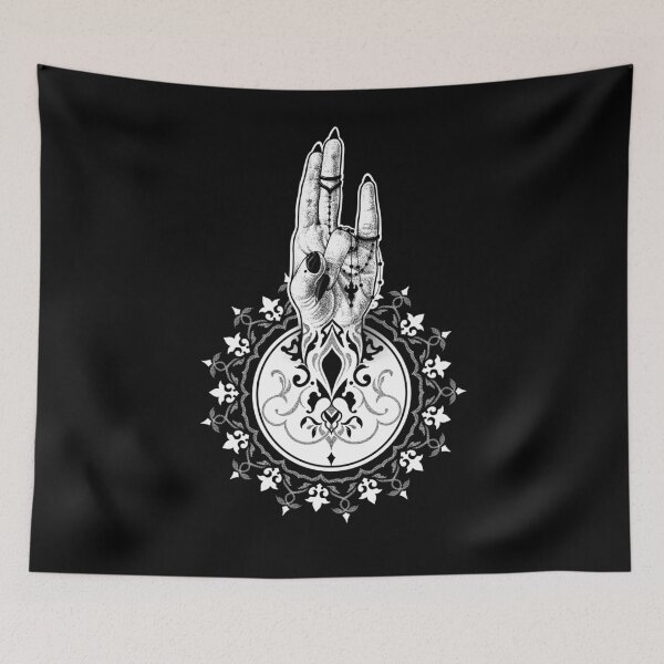 Item preview, Shocking Mandala (black version)- Dotwork Ornamental Illustration  designed and sold by Anicatattoos.