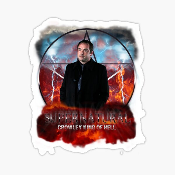 Supernatural Crowley King of Hell Sticker