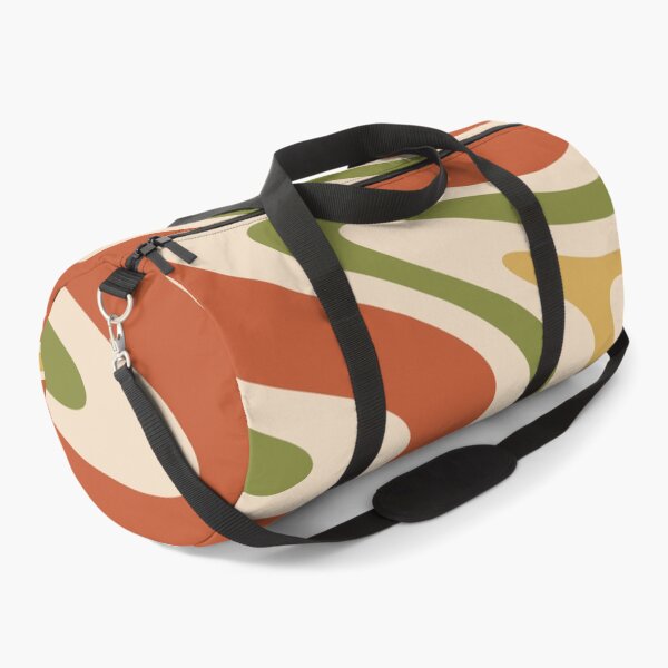 Item preview, 70s Retro Swirls Abstract Pattern in Burnt Orange, Mustard, Olive Green, and Beige designed and sold by kierkegaard.