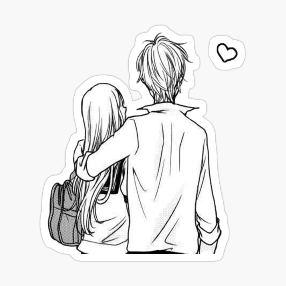 Anime Couple Drawing Pics - Drawing Skill