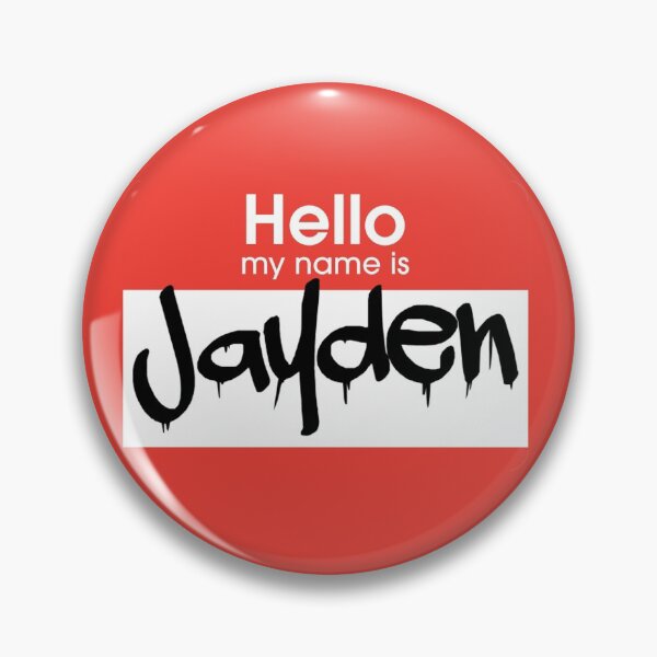Item preview, Hello My Name is Jayden Jayden Tag designed and sold by Mooostickers.