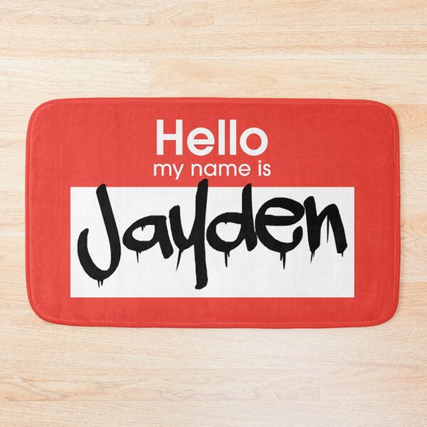 Item preview, Hello My Name is Jayden Jayden Tag designed and sold by Mooostickers.