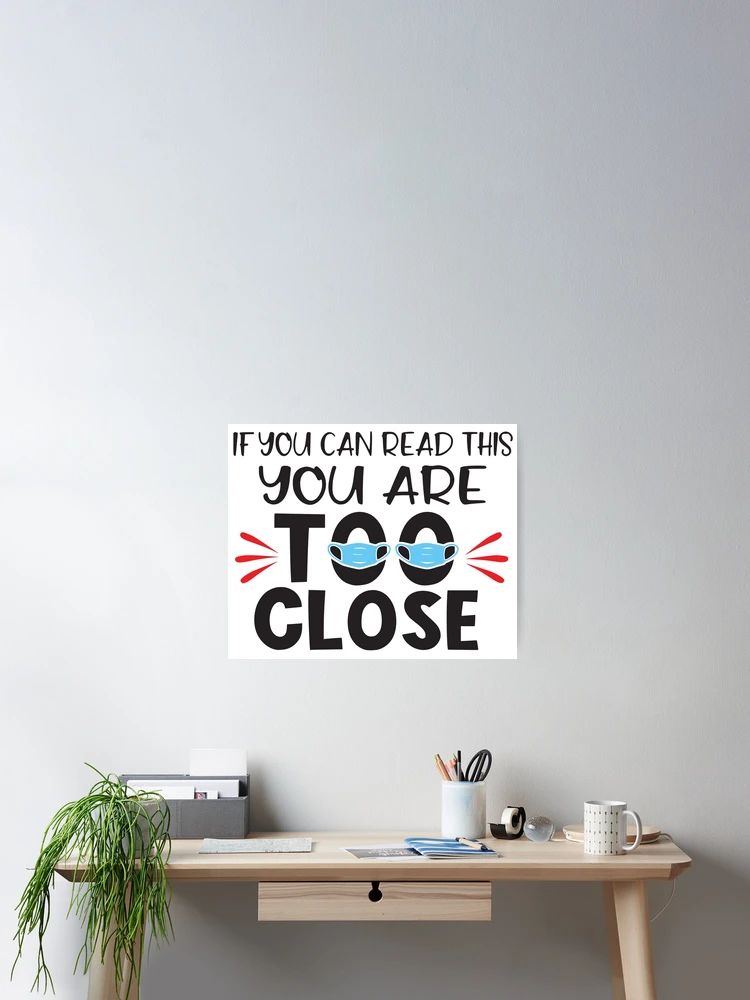 Thumbnail 2 of 3, Poster, SOCIAL DISTANCING ! designed and sold by ARTY-creation.