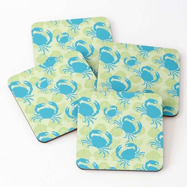 Item preview, Blue Crabs Tossed by Creative Bee Studios designed and sold by creativebeeshop.
