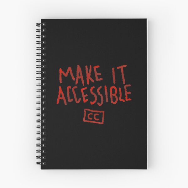 Item preview, Make It Accessible Captioning Tank designed and sold by sasspar.