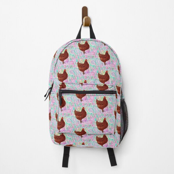 Item preview, Chicken, hen abstract background, squiggly, little red hen wiggles  designed and sold by Edgot Emily Dimov-Gottshall.