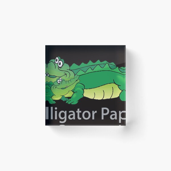 Aperçu de l'œuvre Meilleur papa alligator de tous les temps créée et vendue par JAZTshirt.