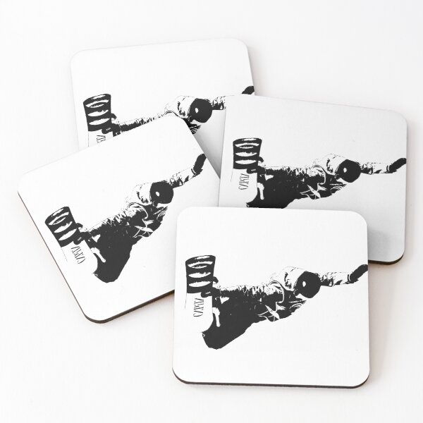 Item preview, Vector art of a snowboarder during air time designed and sold by graphicassault.