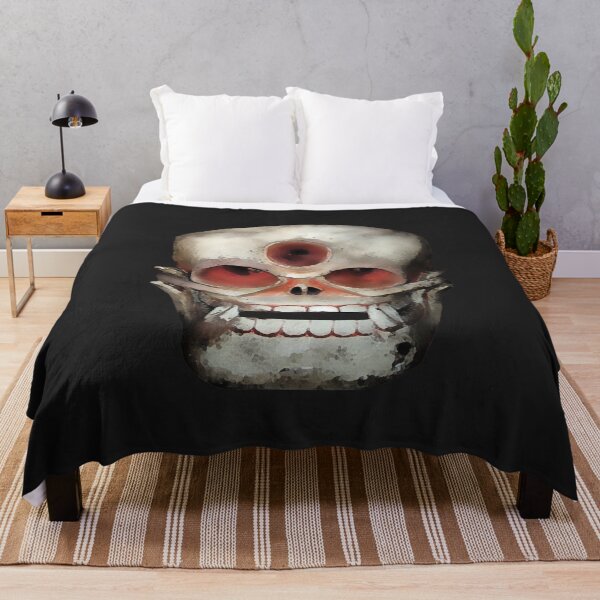 Item preview, Three eyed demon skull designed and sold by pignpix.