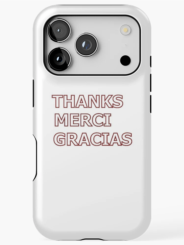 Imagen 1 de 4, Funda de iPhone con la obra Merci, diseñada y vendida por Designs-RZ.