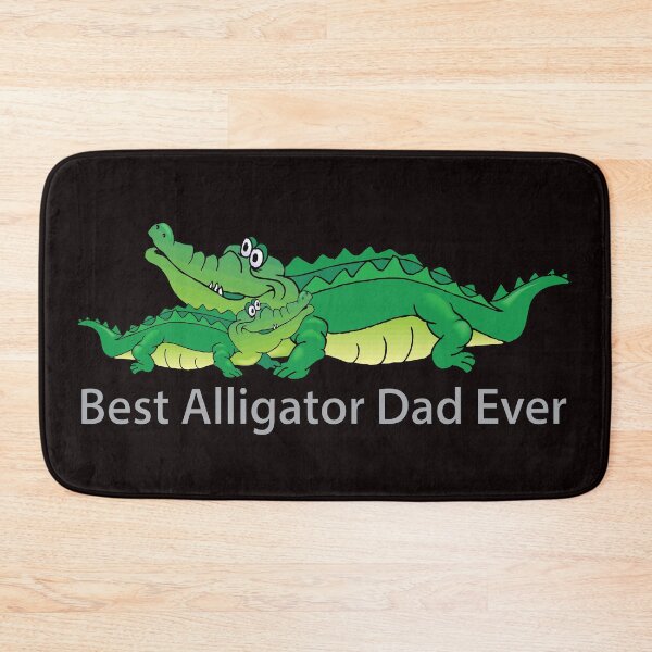 Aperçu de l'œuvre Le meilleur papa alligator de tous les temps créée et vendue par JAZTshirt.