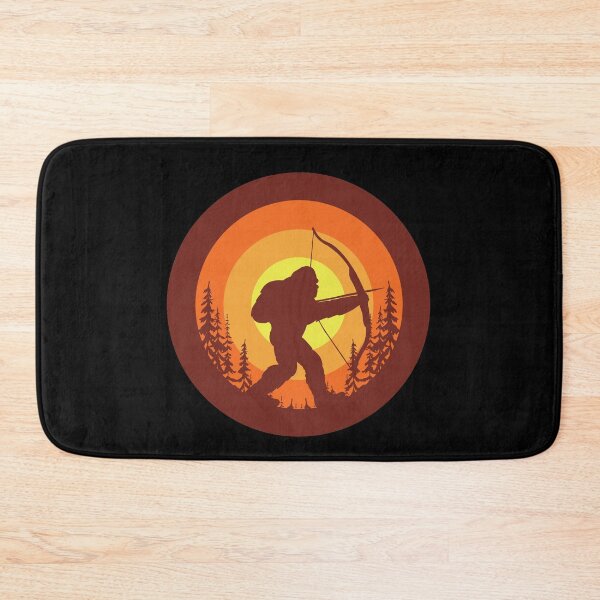 Item preview, Vintage Sasquatch Traditional Archery Retro Bigfoot Archery Graphic designed and sold by wdyoungblood.