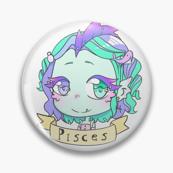 Item preview, Kawaii Pisces Zodiac Monster designed and sold by Soulvia.