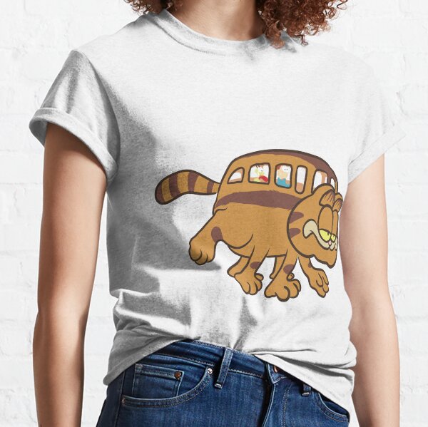 Cat bus t sales shirt