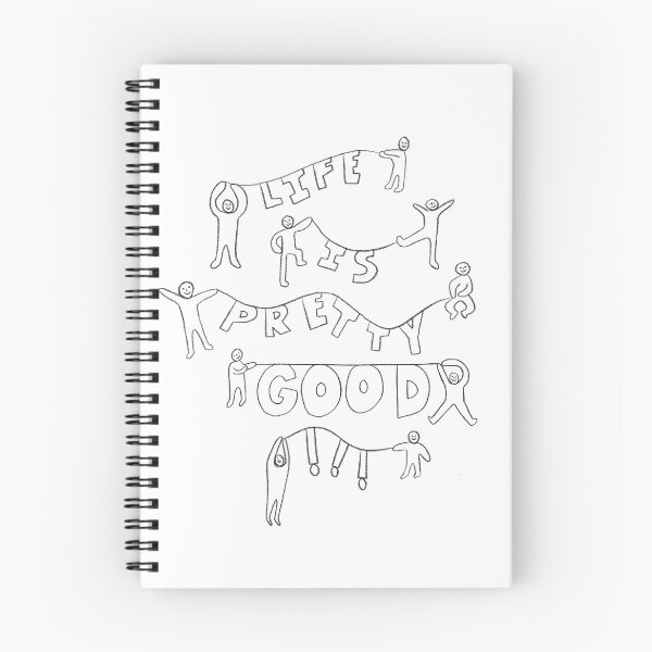 Item preview, Life is pretty good little people fun typography quote designed and sold by juvenilepeace.