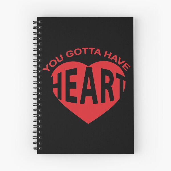 Item preview, YOU GOTTA HAVE HEART (pink on black background) designed and sold by collingalanos80.