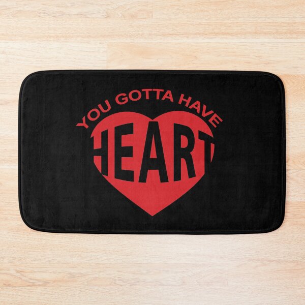 Item preview, YOU GOTTA HAVE HEART (pink on black background) designed and sold by collingalanos80.