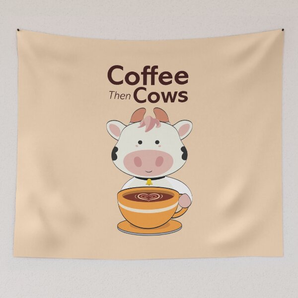 Item preview, Cute Coffee then Cows  designed and sold by Anicue.
