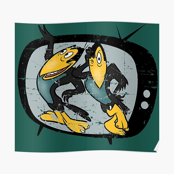 "Heckle & Jeckle TV" Poster For Sale By Jungturx | Redbubble