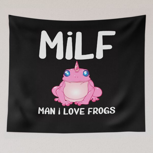 Item preview, Man I love frogs - MILF - Milf Frogs designed and sold by NewDayDesigns.