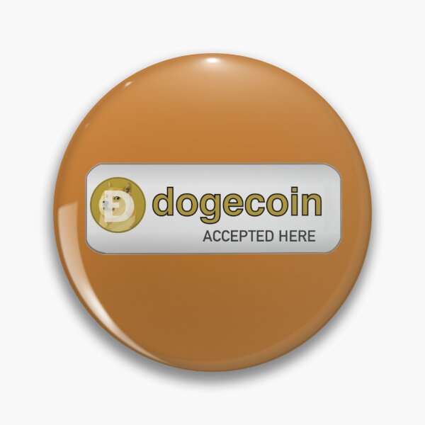 Item preview, Dogecoin Accepted Here (Large) designed and sold by MarginofAir.