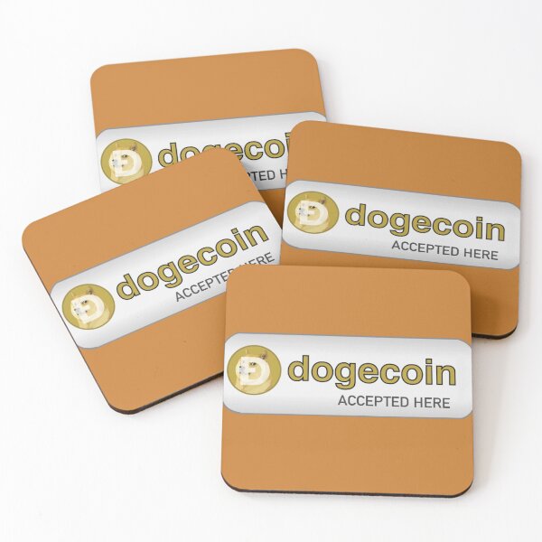 Item preview, Dogecoin Accepted Here (Large) designed and sold by MarginofAir.