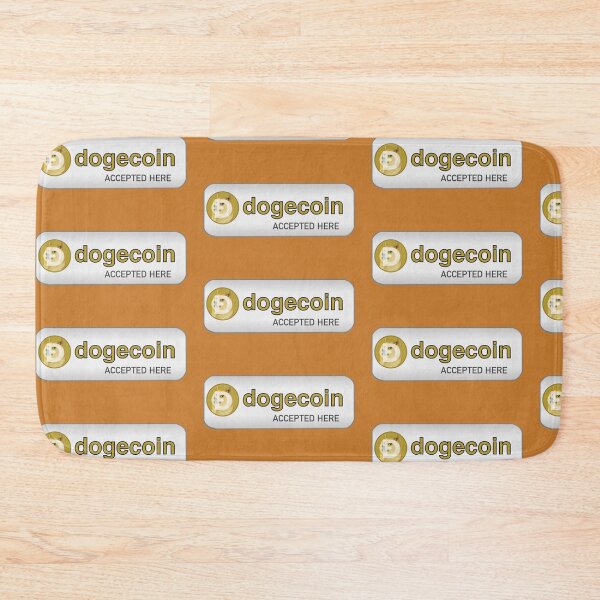 Item preview, Dogecoin Accepted Here (Large) designed and sold by MarginofAir.