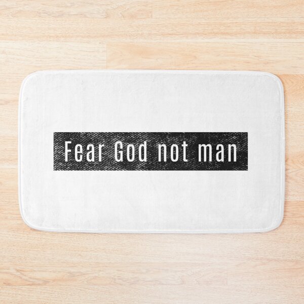 Item preview, Fear God Not Man- Religious Inspirational Quotes designed and sold by DigitalNobleman.