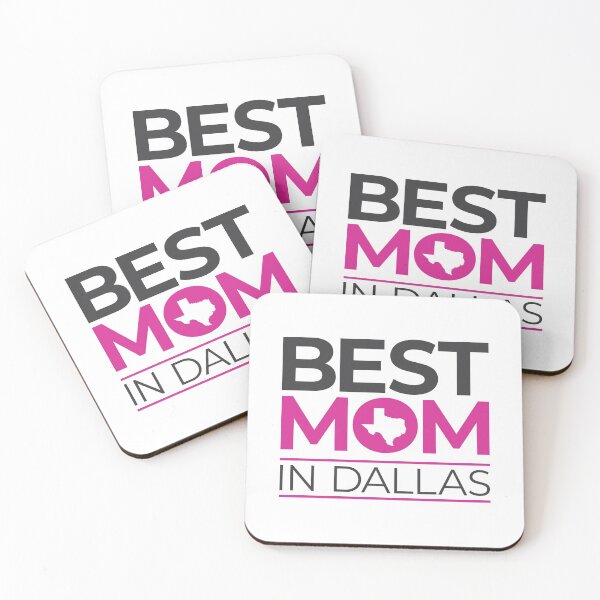 Item preview, Best Mom In Dallas (pink/gray) designed and sold by OddPop.