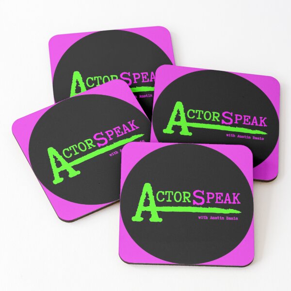 Item preview, "ActorSpeak" Podcast Title Card (round) designed and sold by ALB101-Designs.