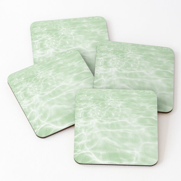 Item preview, Green Waves Pattern Ocean Bleached Faded Summer designed and sold by Wizardofpizza.