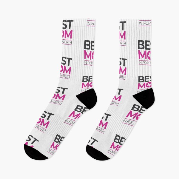 Item preview, Best Mom In Fort Worth (pink/gray) designed and sold by OddPop.