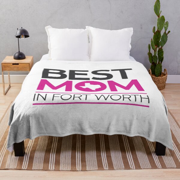 Item preview, Best Mom In Fort Worth (pink/gray) designed and sold by OddPop.