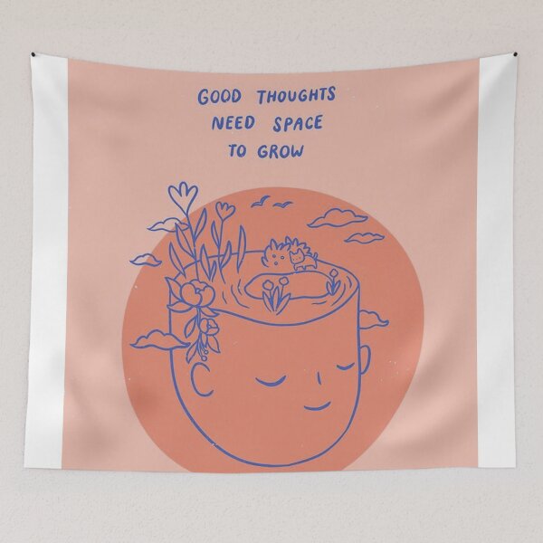 Item preview, good-thoughts-need-space-to-grow designed and sold by Kirollos9.